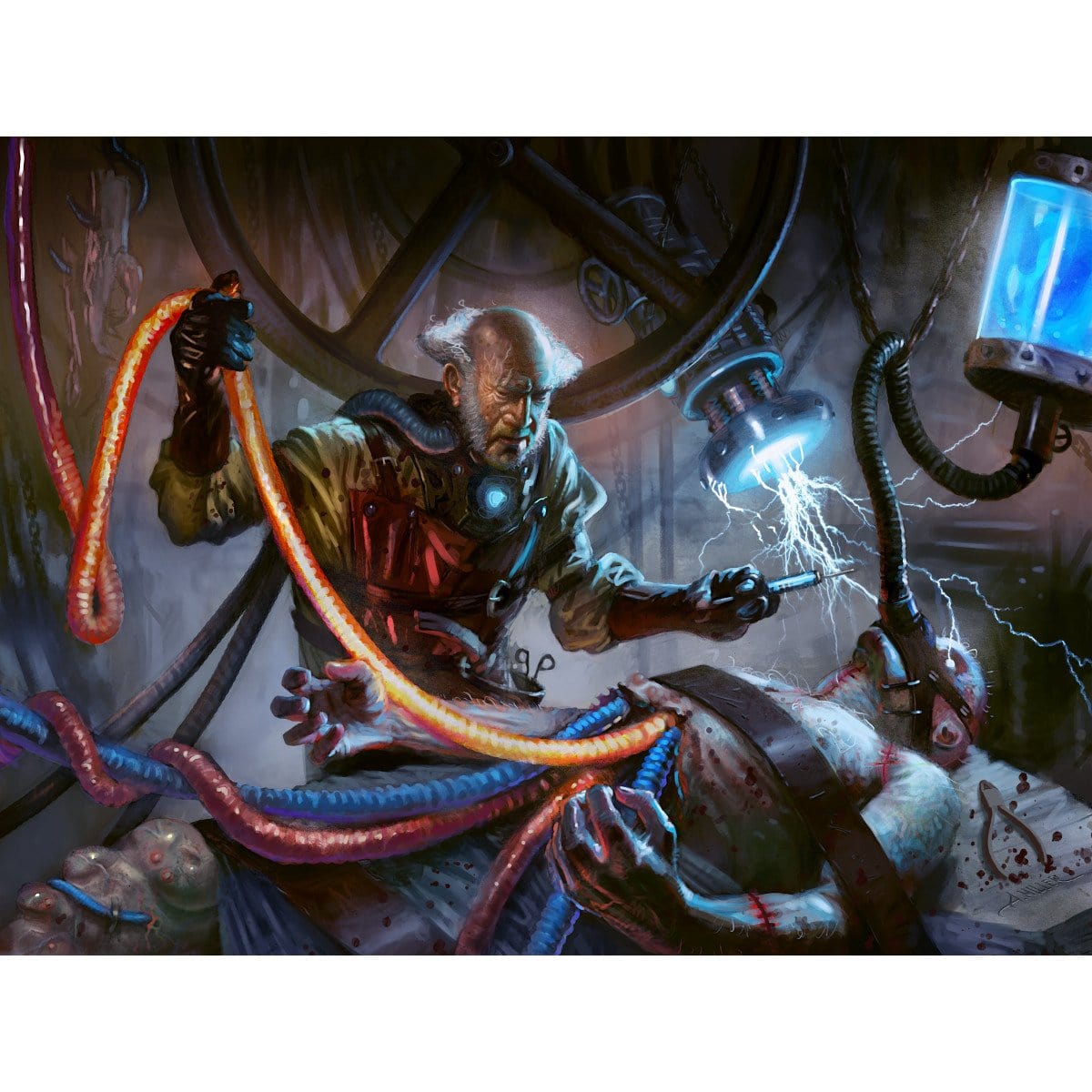 Ludevic, Necro-Alchemist Print - Print - Original Magic Art - Accessories for Magic the Gathering and other card games