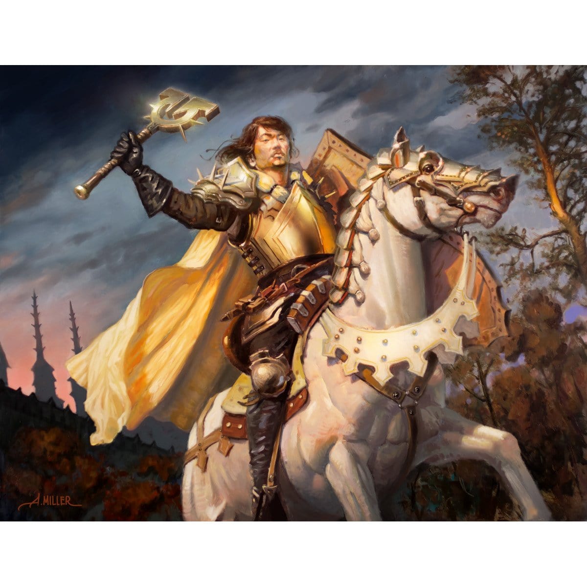 Faithbearer Paladin Print - Original Magic Art Faithbearer Paladin Print - Original Magic Art