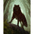 Wolf Token Print - Print - Original Magic Art - Accessories for Magic the Gathering and other card games