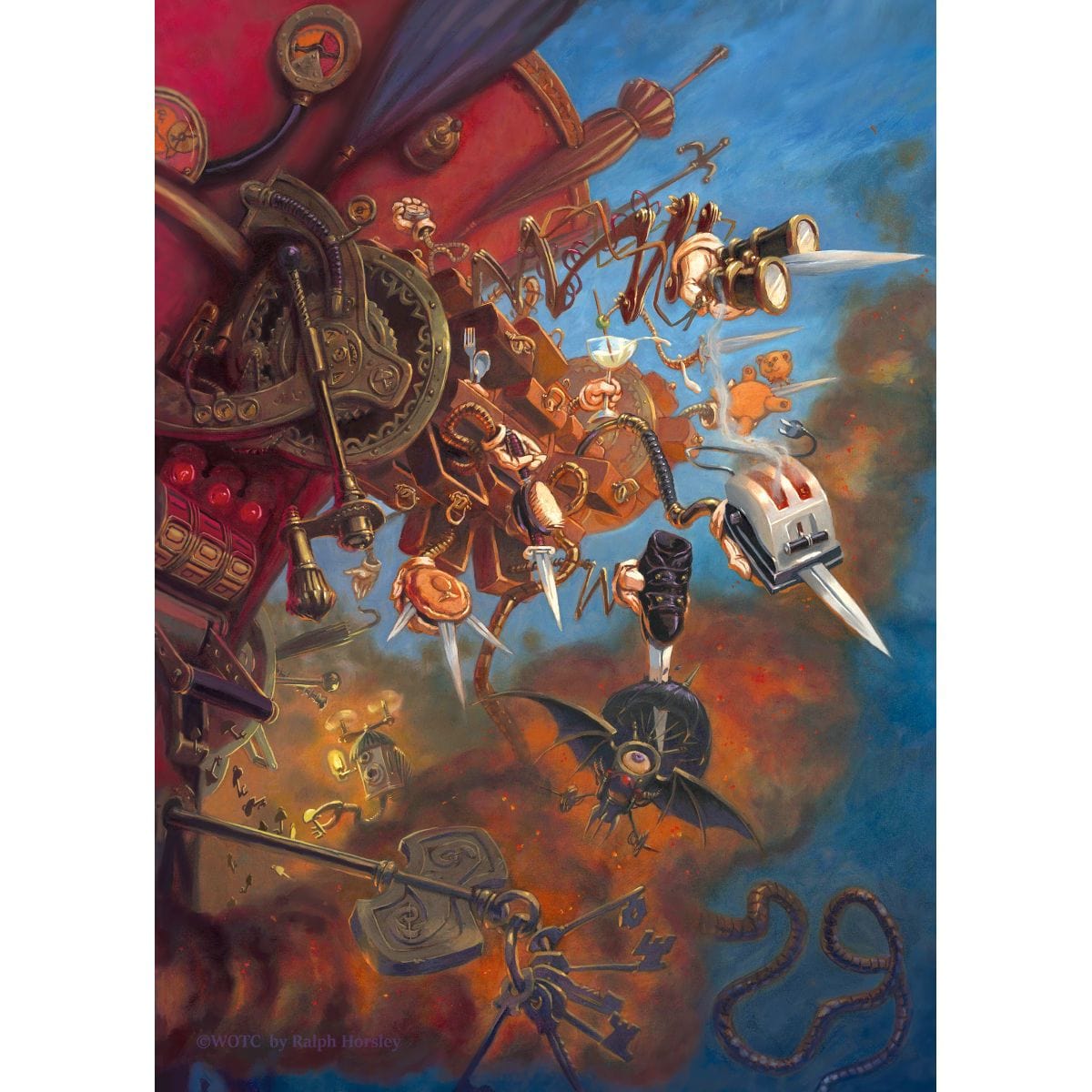 Ralph Horsley Tagged "Unstable" - Original Magic Art Ralph Horsley Tagged "Unstable" - Original Magic Art