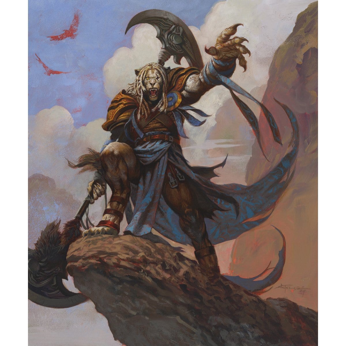Ajani Goldmane Print Ajani Goldmane Print