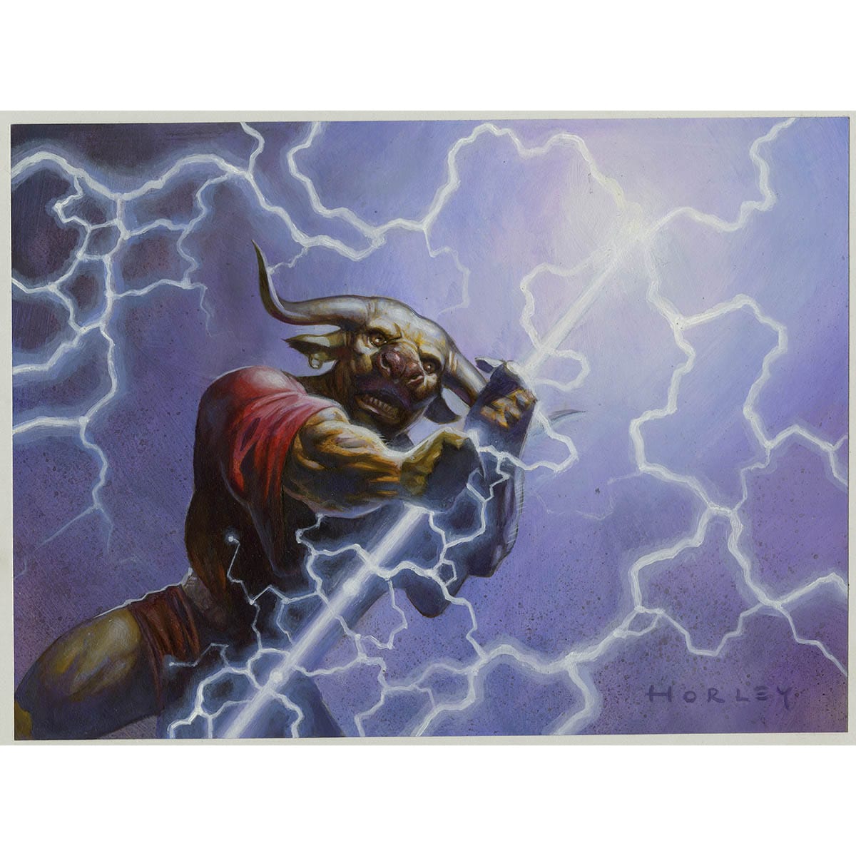 Anaba Shaman Print - Print - Original Magic Art - Accessories for Magic the Gathering and other card games