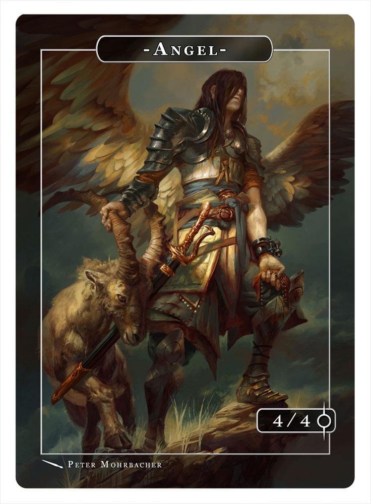 Angel Token (4-4 - Flying) by Peter Mohrbacher