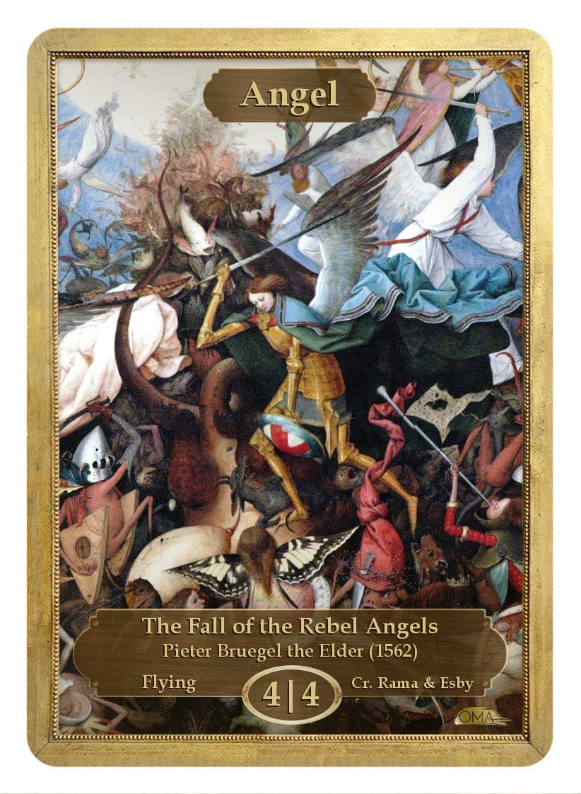 Angel Token (4/4) by Pieter Bruegel the Elder - Original Magic Art