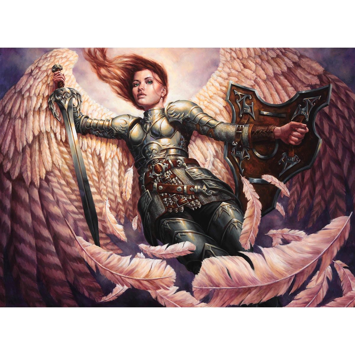 Angelic Accord Print - Print - Original Magic Art - Accessories for Magic the Gathering and other card games
