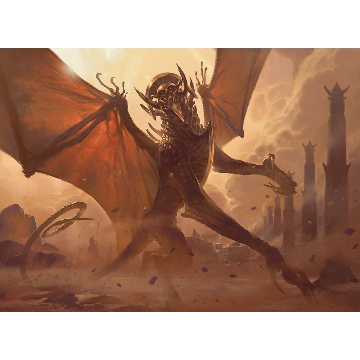 Archfiend of Ifnir Print - Print - Original Magic Art - Accessories for Magic the Gathering and other card games
