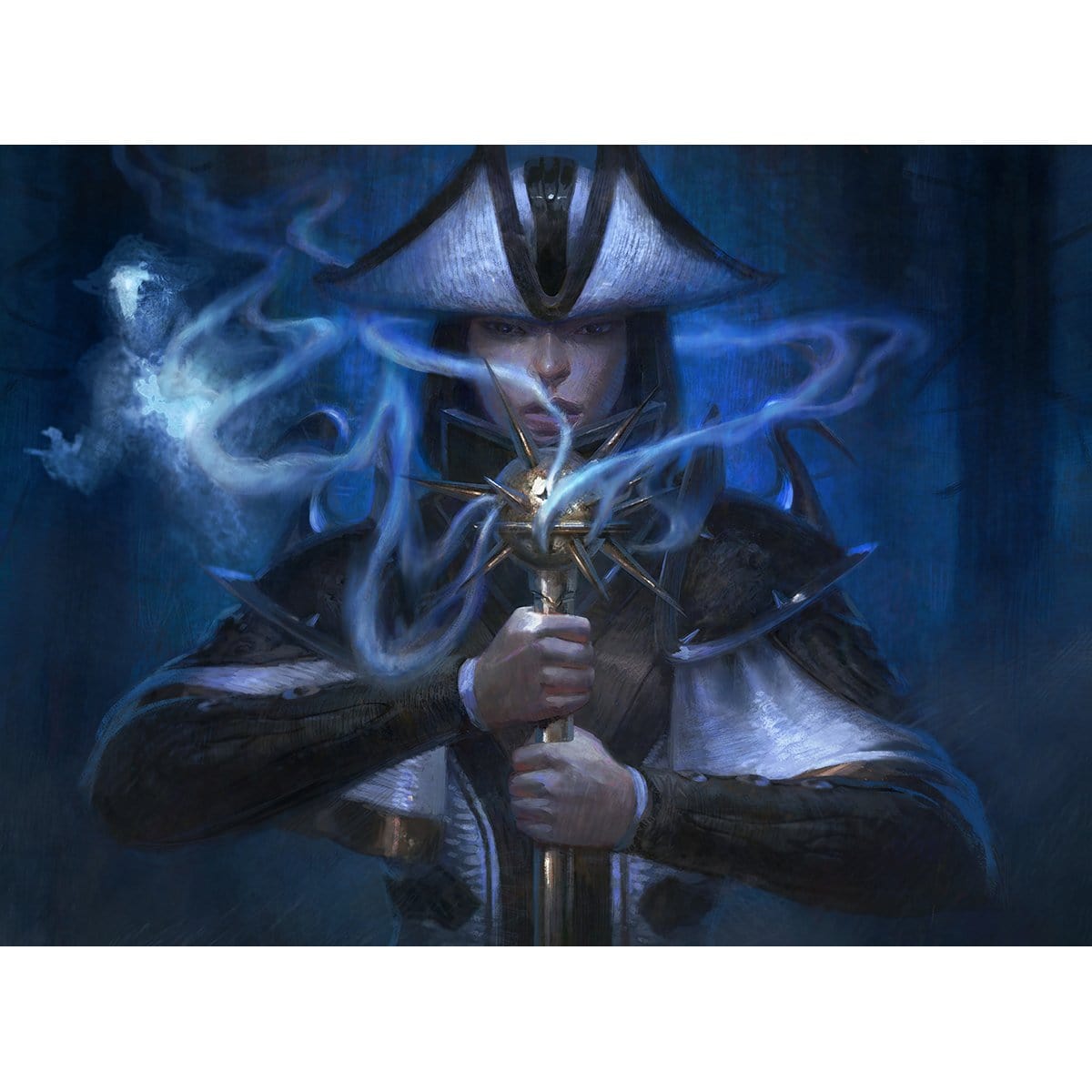 Thalia's Geistcaller Print - Print - Original Magic Art - Accessories for Magic the Gathering and other card games