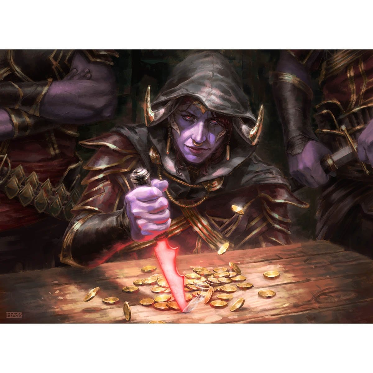Azra Oddsmaker Print - Print - Original Magic Art - Accessories for Magic the Gathering and other card games