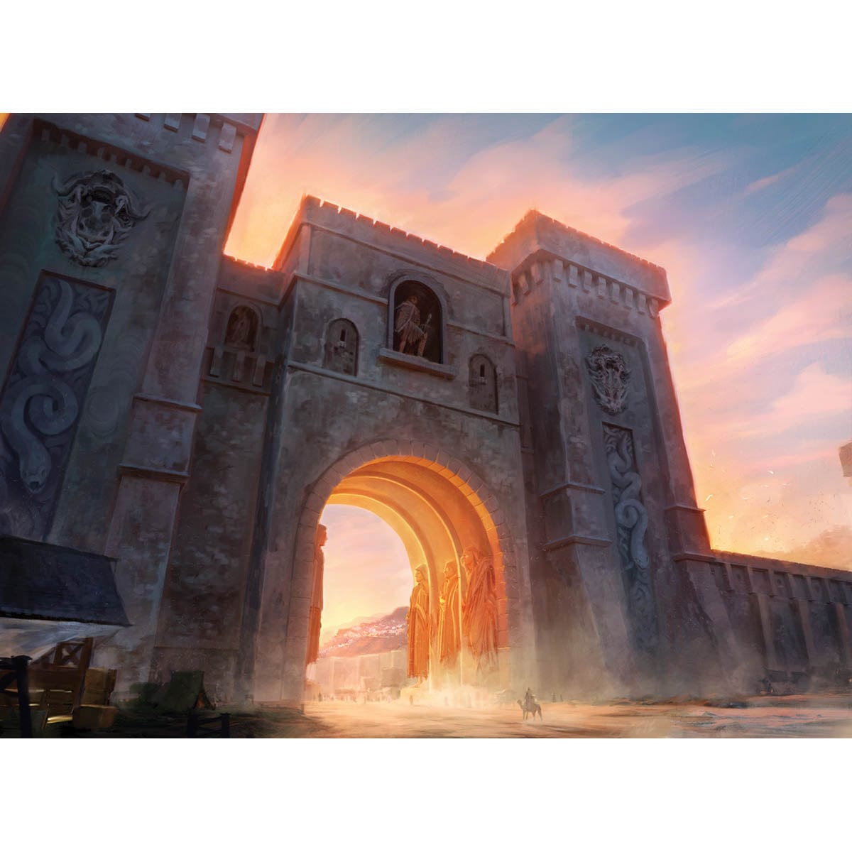 Basilisk Gate Print - Original Magic Art