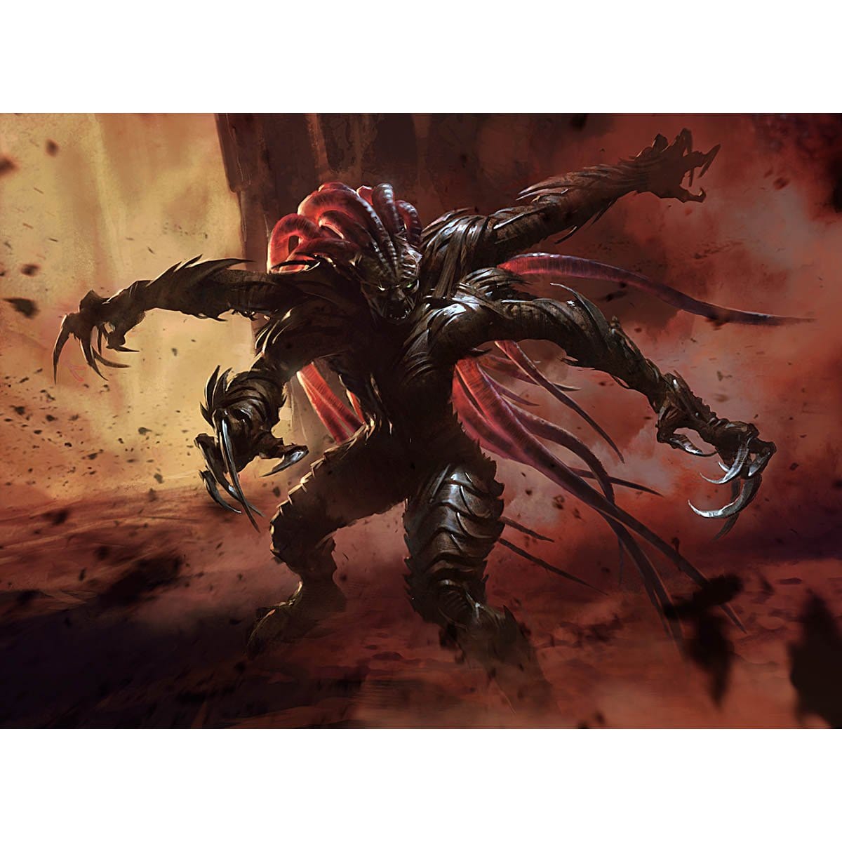 Battle Sliver Print - Print - Original Magic Art - Accessories for Magic the Gathering and other card games