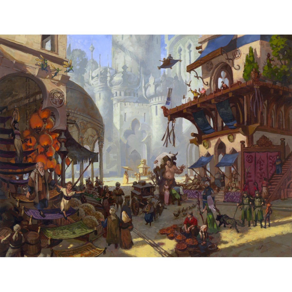 Bazaar of Baghdad Print