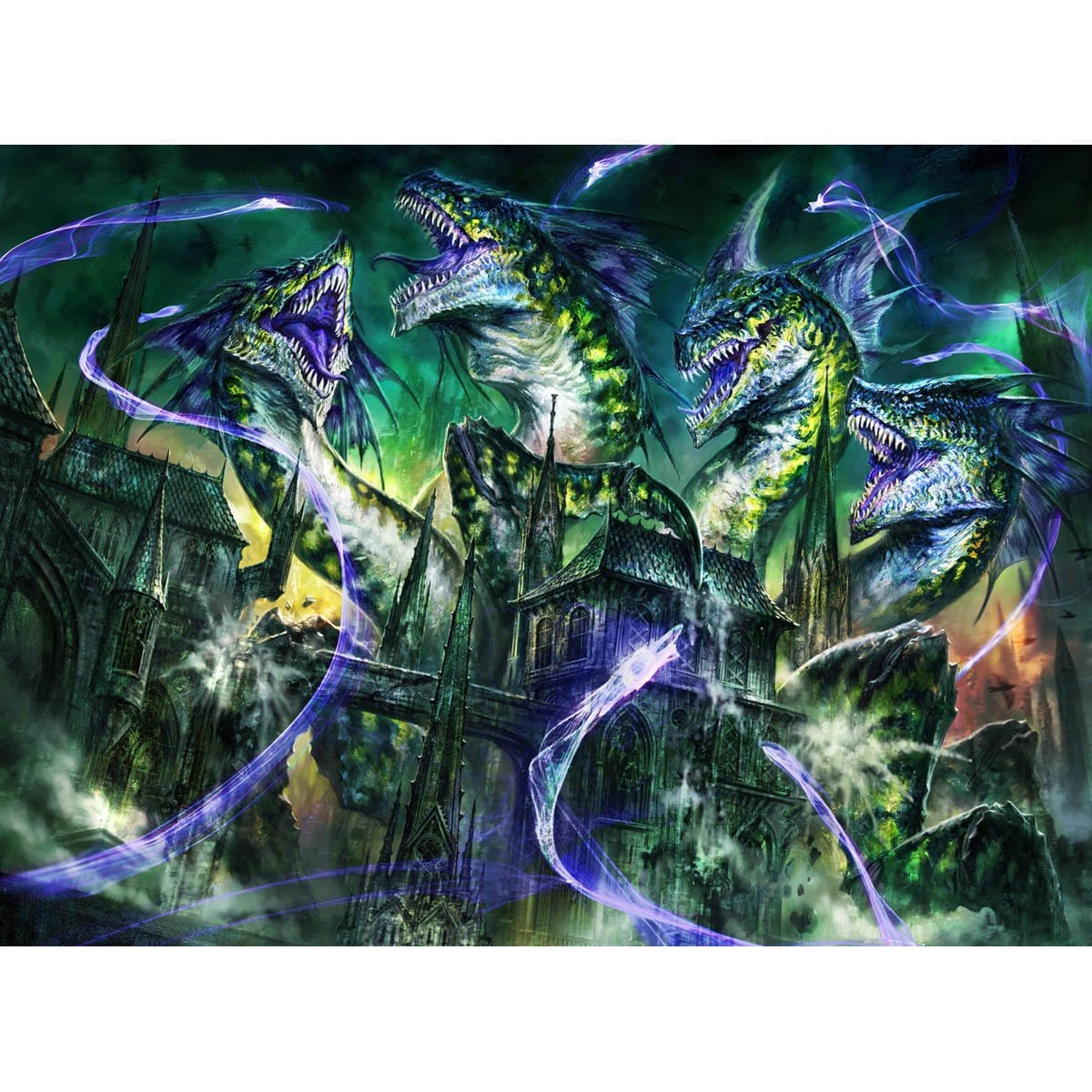 Bioessence Hydra Print - Print - Original Magic Art - Accessories for Magic the Gathering and other card games