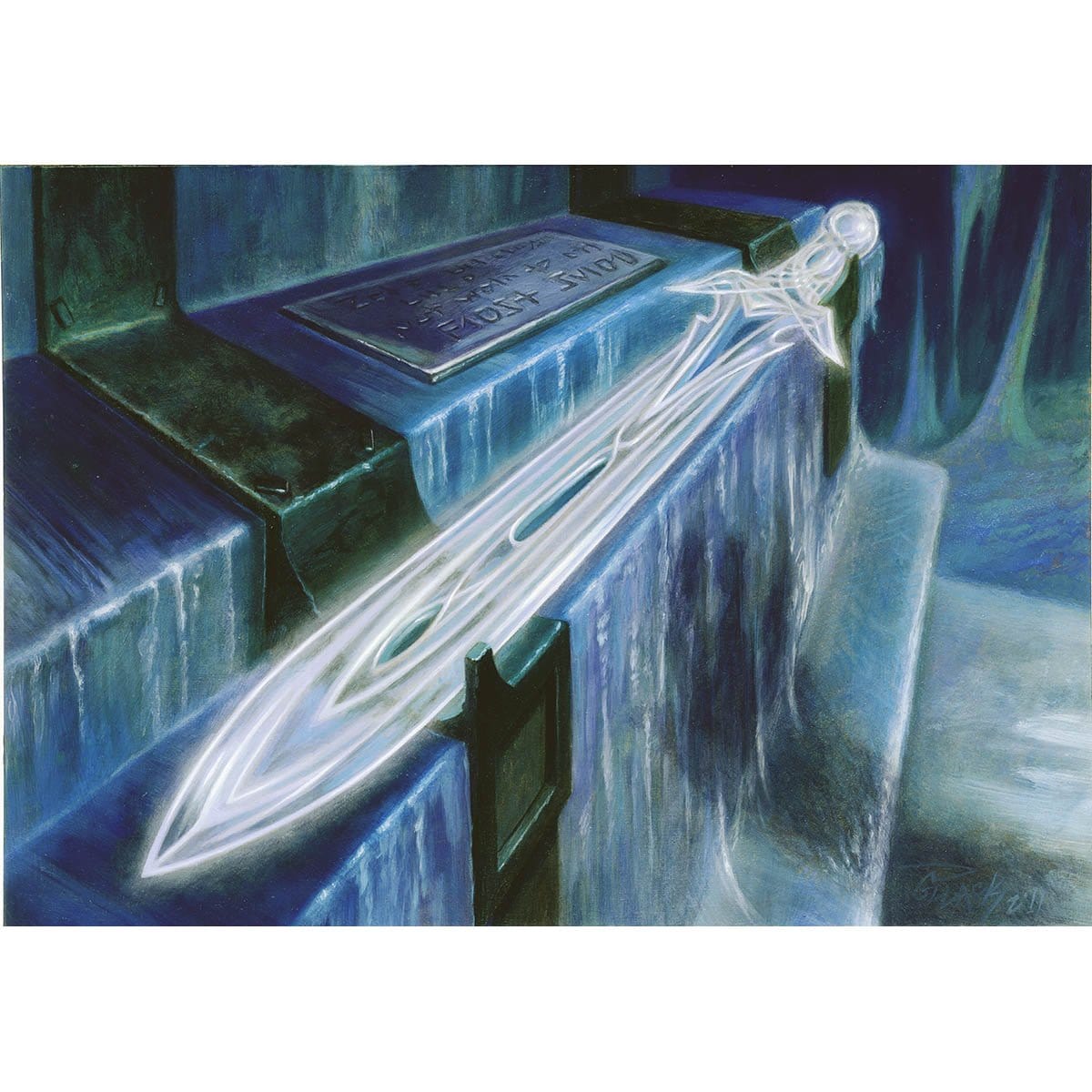 Blade of Selves Print - Print - Original Magic Art - Accessories for Magic the Gathering and other card games