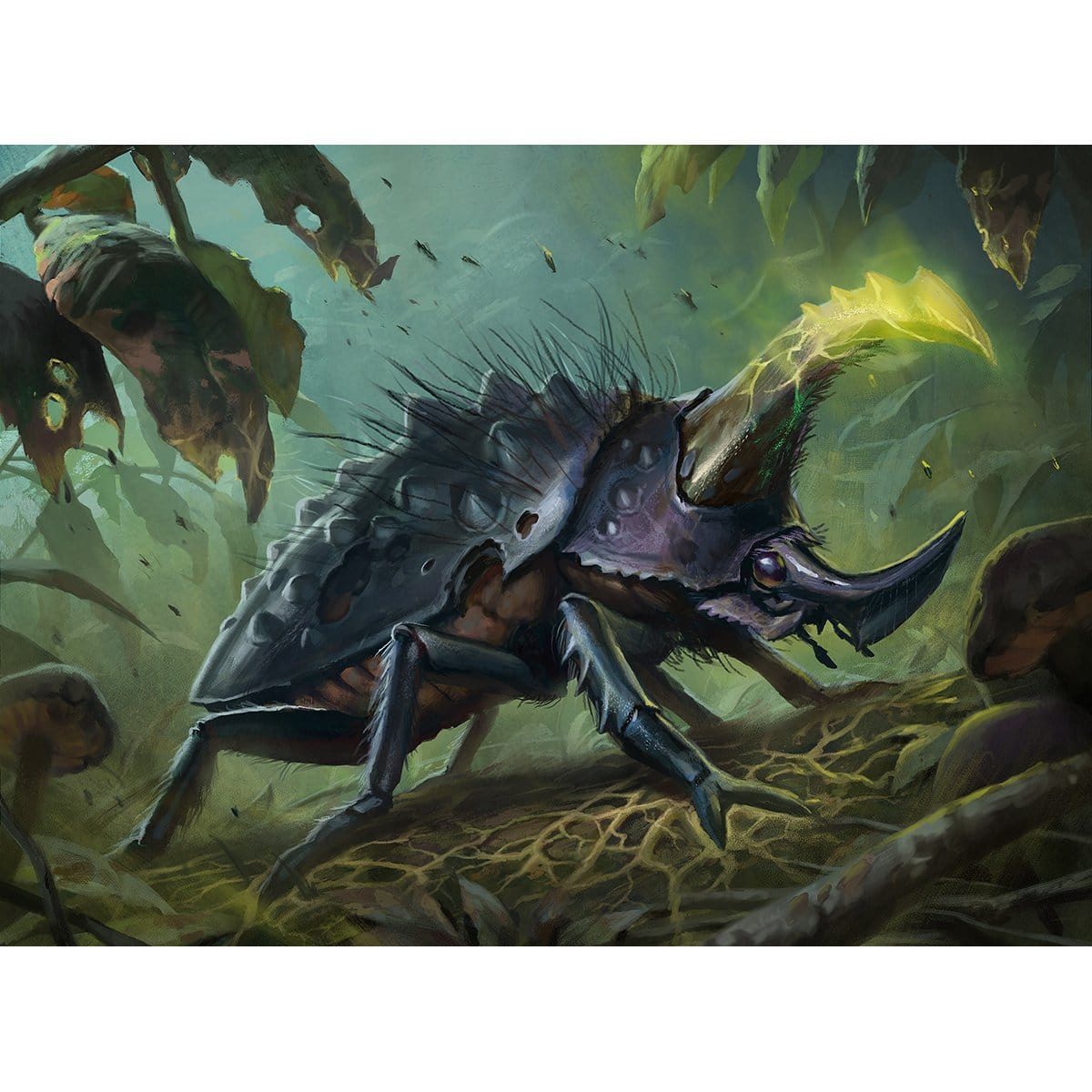 Blightbeetle Print - Print - Original Magic Art - Accessories for Magic the Gathering and other card games