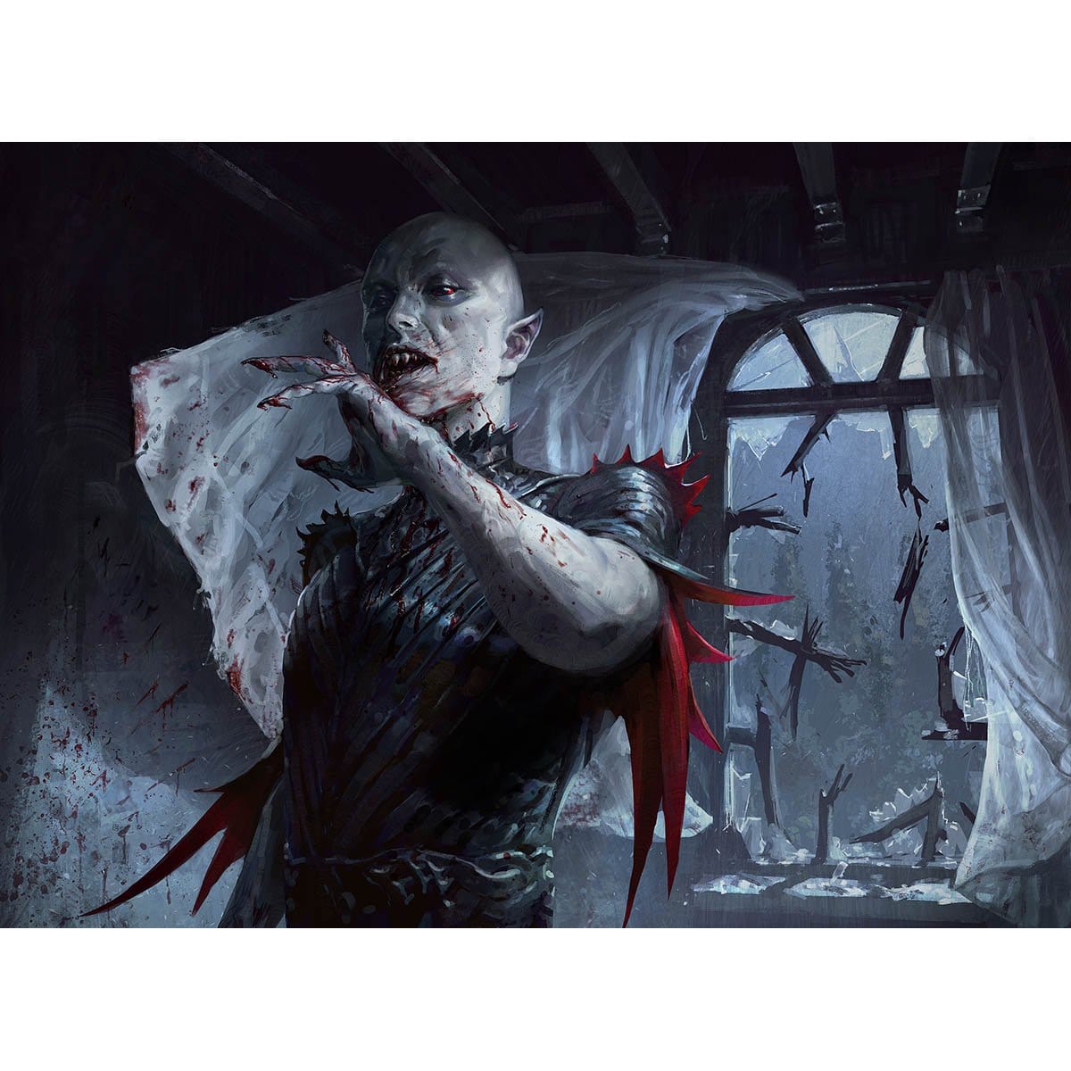 Blood Burglar Print - Print - Original Magic Art - Accessories for Magic the Gathering and other card games
