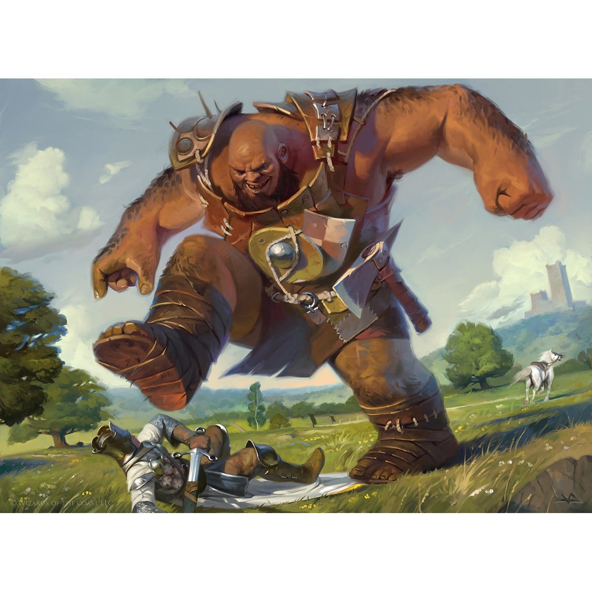 giant mtg cards Art by Victor Adame Minguez MtG Throne of Eldraine Mythic