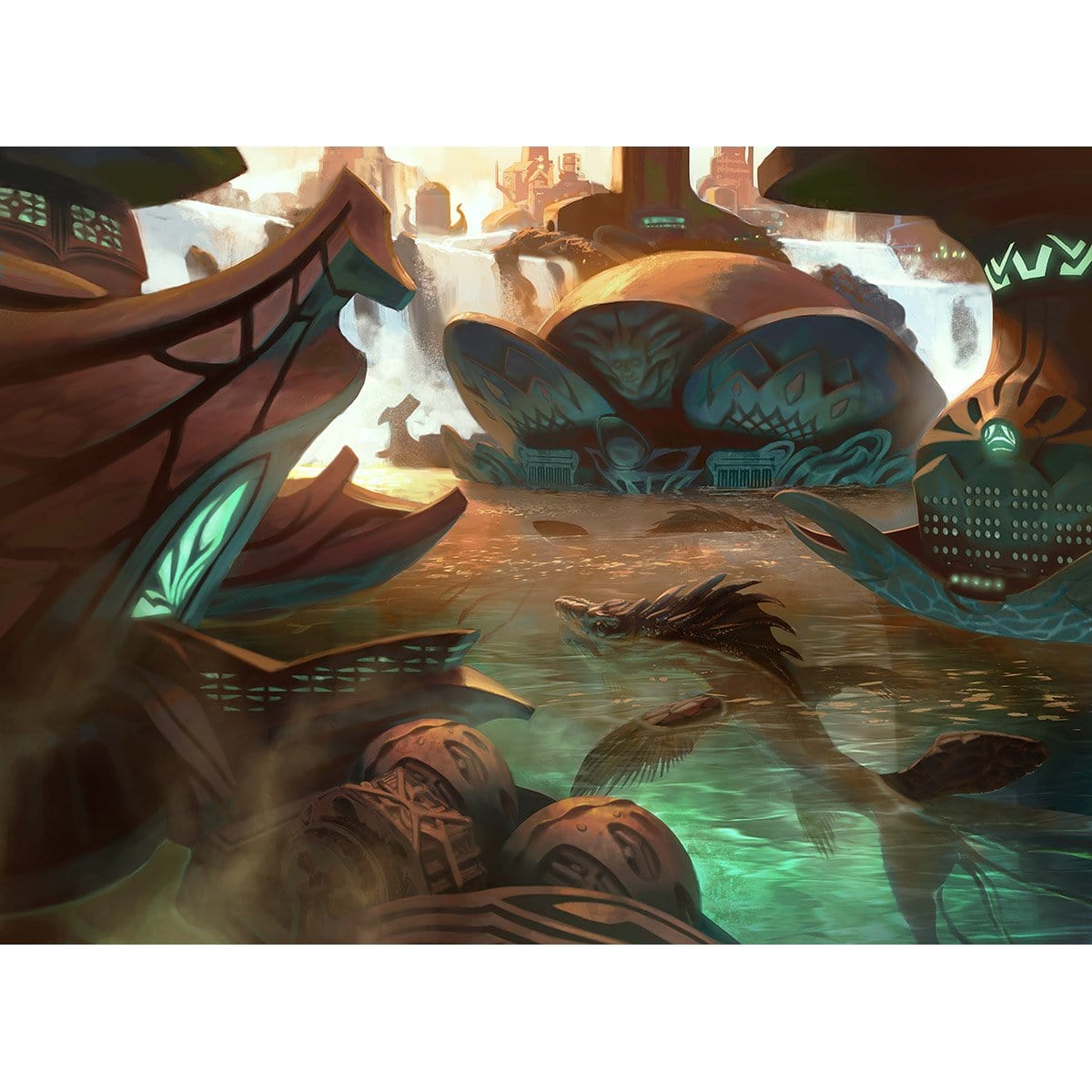 mtg card pool Breeding Pool Print