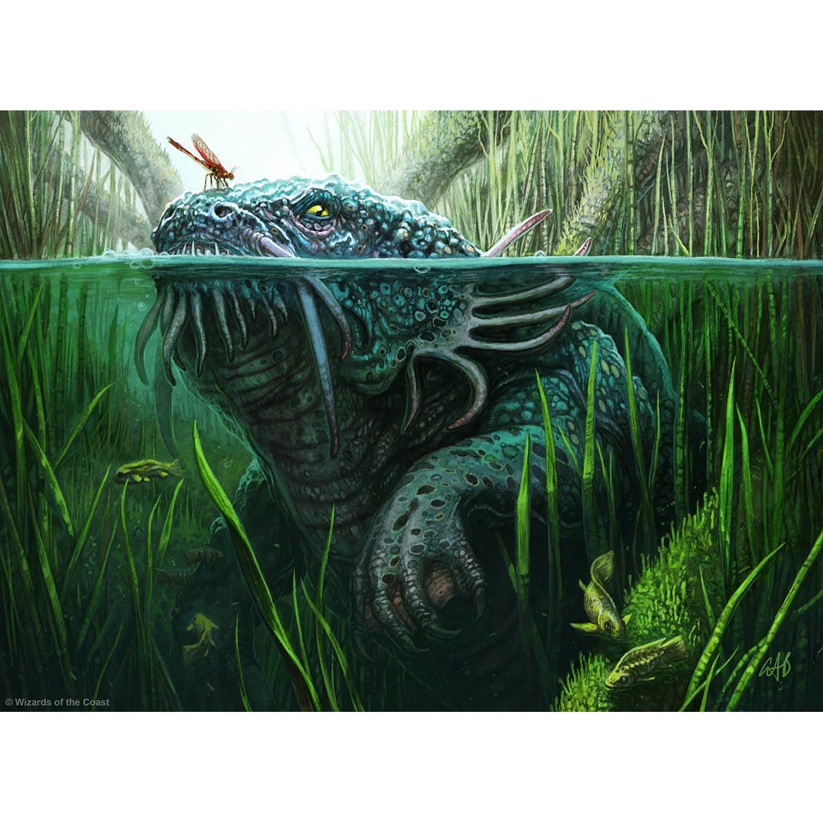 Gudul Lurker Print - Print - Original Magic Art - Accessories for Magic the Gathering and other card games