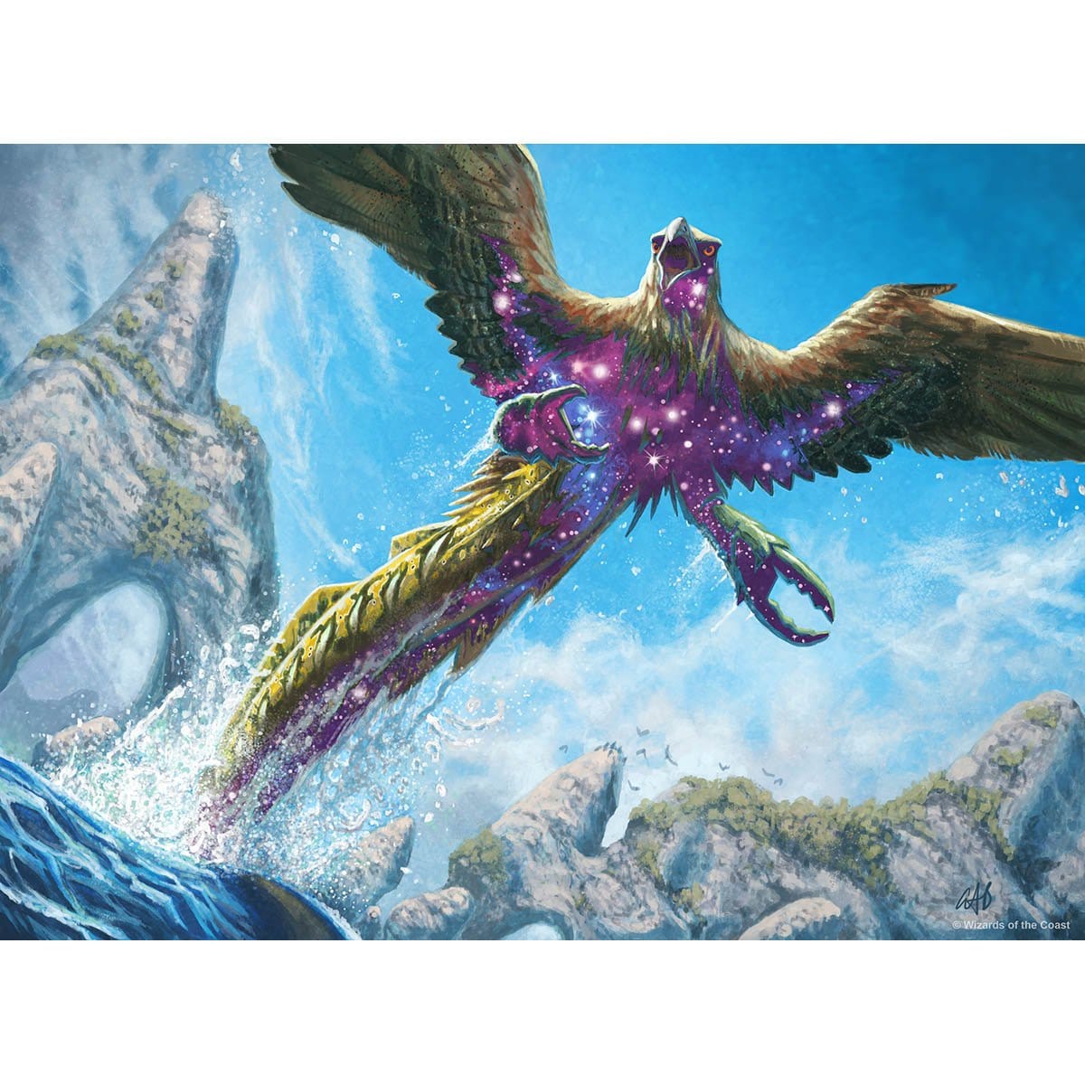Shimmerwing Chimera Print - Print - Original Magic Art - Accessories for Magic the Gathering and other card games