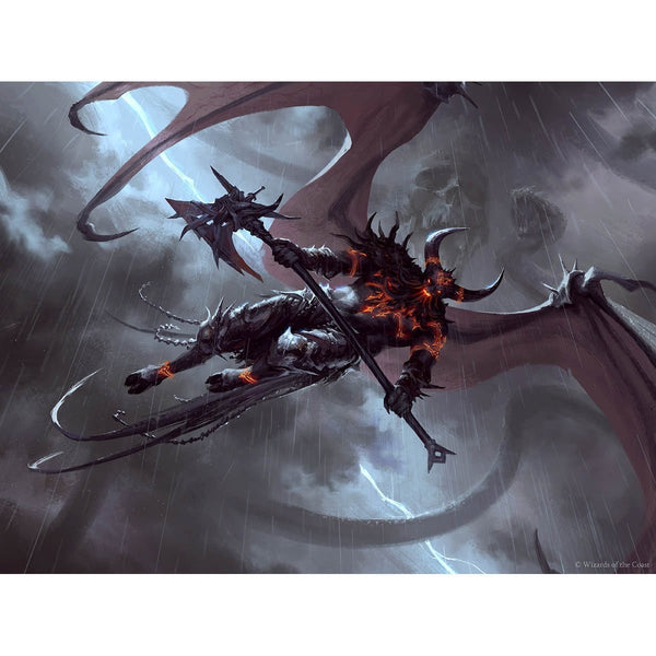 Burning-Rune Demon Print