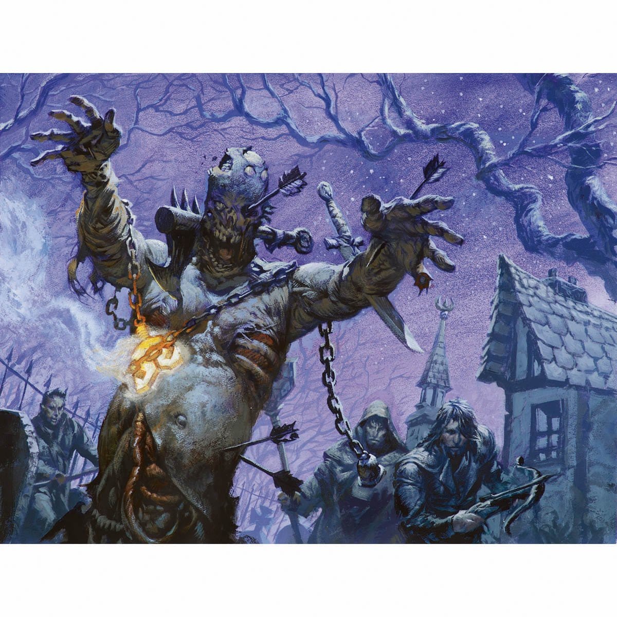 Butcher Ghoul Print - Print - Original Magic Art - Accessories for Magic the Gathering and other card games