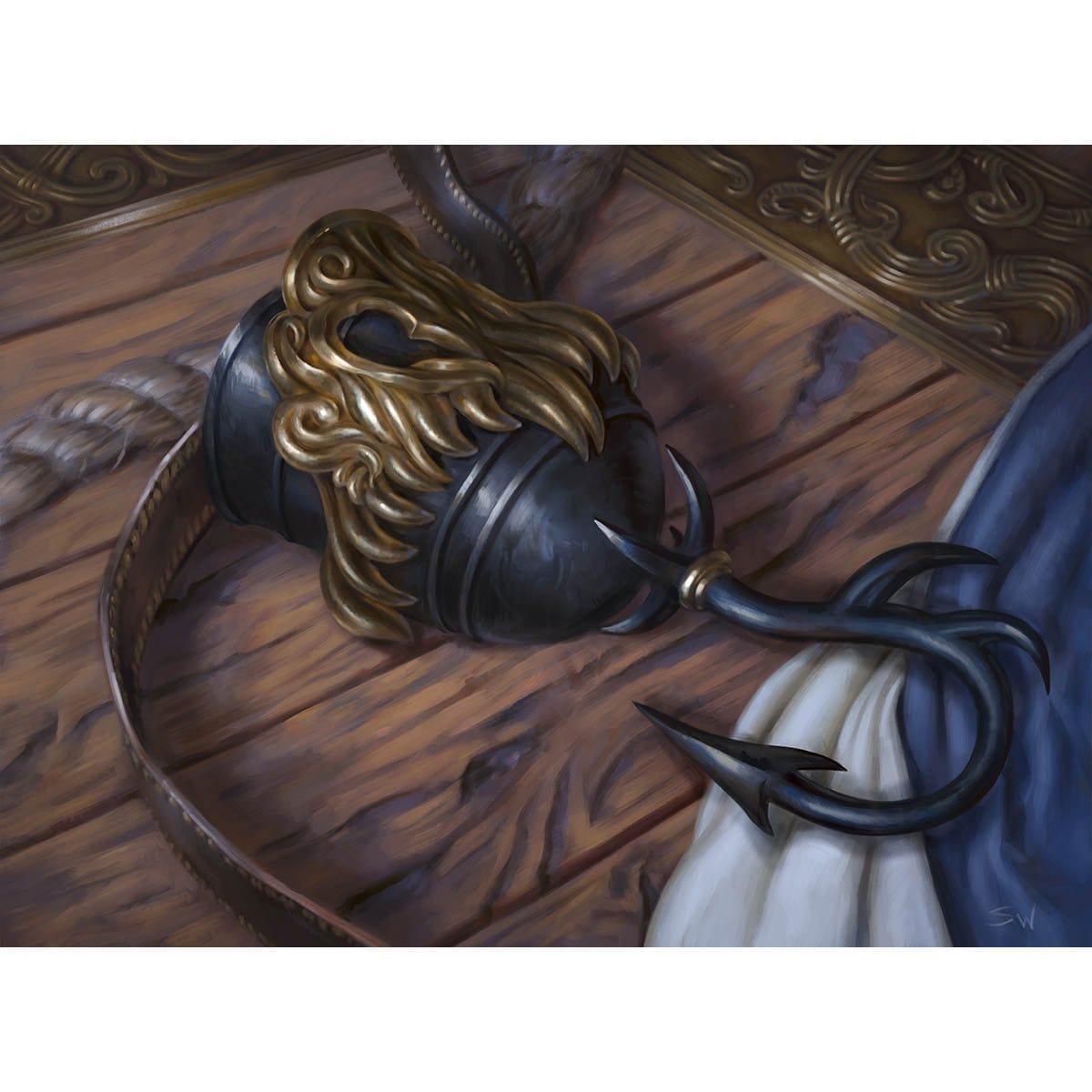 Captain&#39;s Hook Print - Print - Original Magic Art - Accessories for Magic the Gathering and other card games