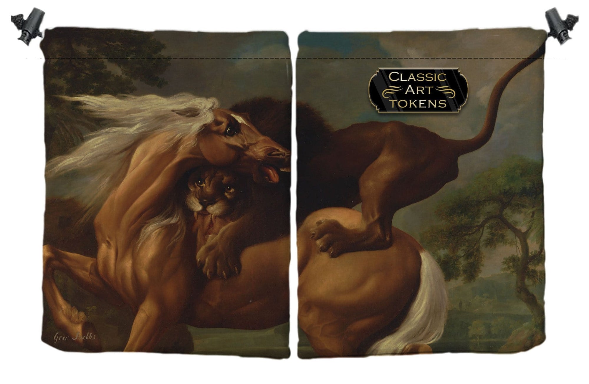 Carnivore Dice Bag by George Stubbs - Dice Bag - Original Magic Art - Accessories for Magic the Gathering and other card games