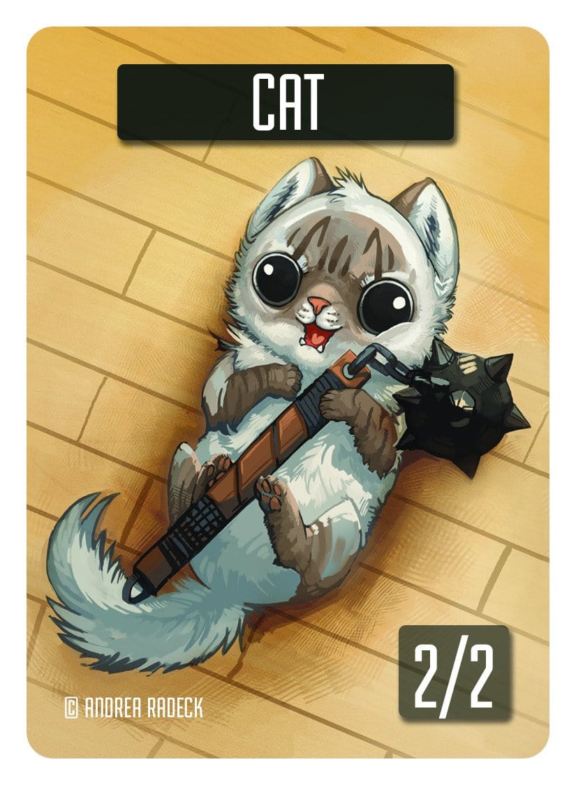 andrea radeck mtg cards Cat Token (2/2) by Andrea Radeck