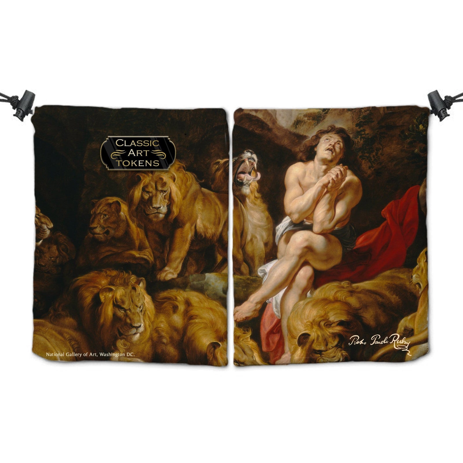 Cat Dice Bag by Peter Paul Rubens - Dice Bag - Original Magic Art - Accessories for Magic the Gathering and other card games