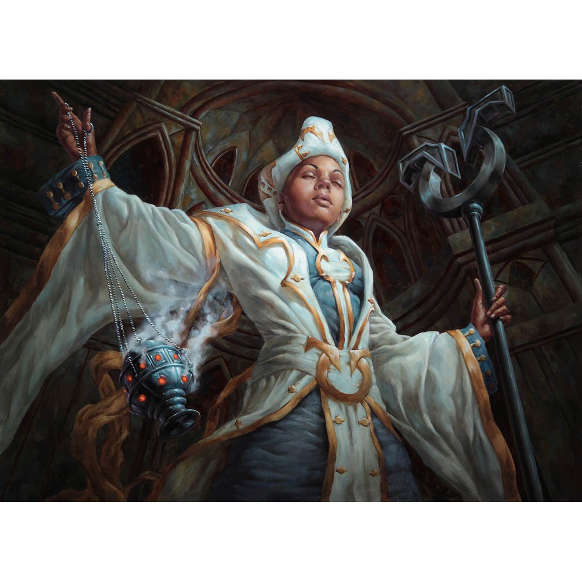 Cathedral Sanctifier Print - Print - Original Magic Art - Accessories for Magic the Gathering and other card games