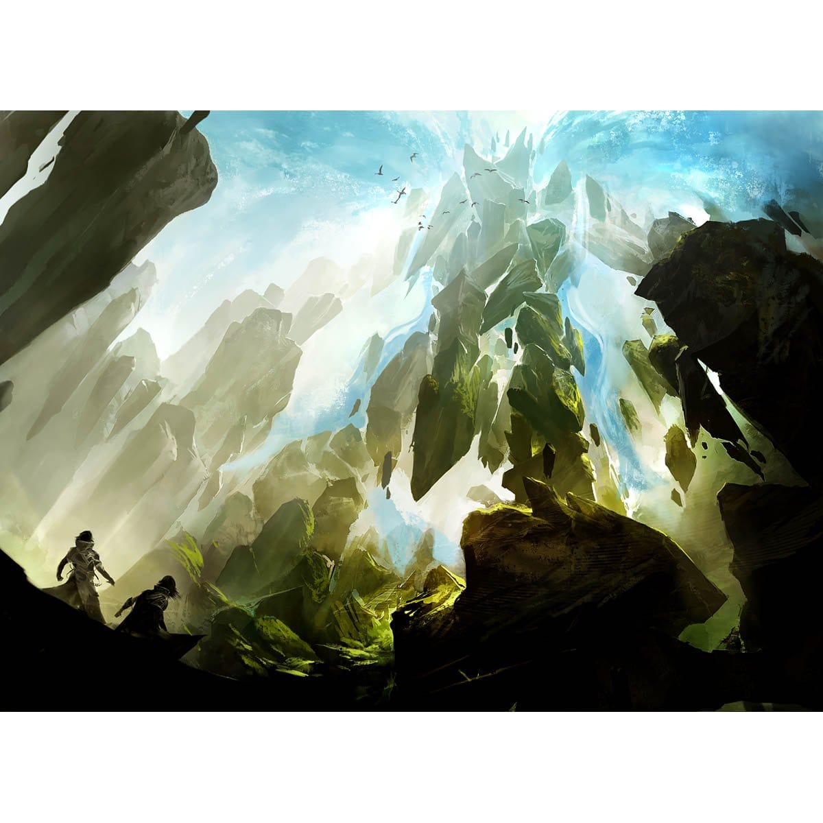 Celestial Colonnade Print - Print - Original Magic Art - Accessories for Magic the Gathering and other card games