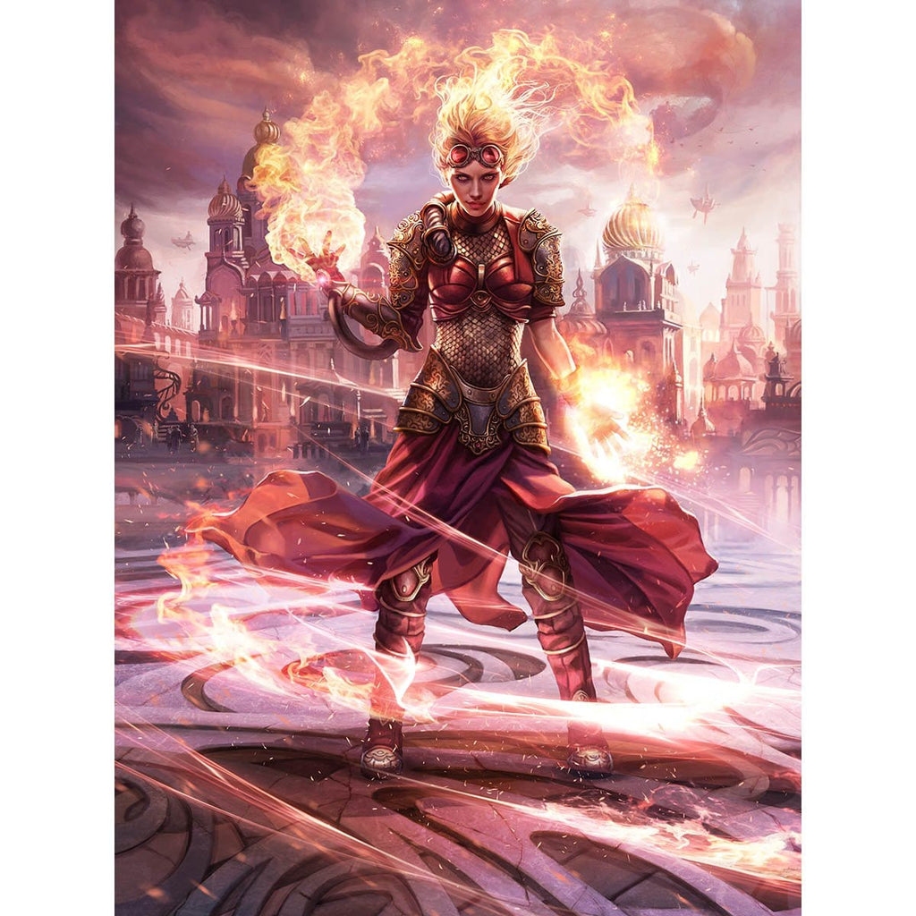 Chandra, Torch of Defiance Print - Original Magic Art
