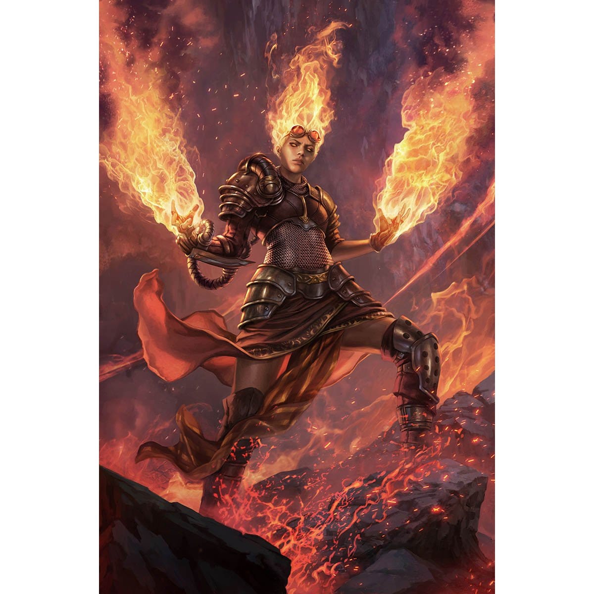 Chandra, Flame&#39;s Fury Print