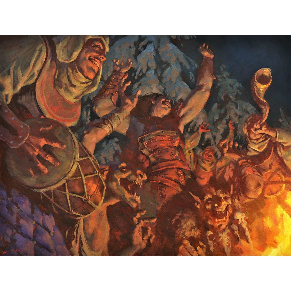 Fires of Victory Print