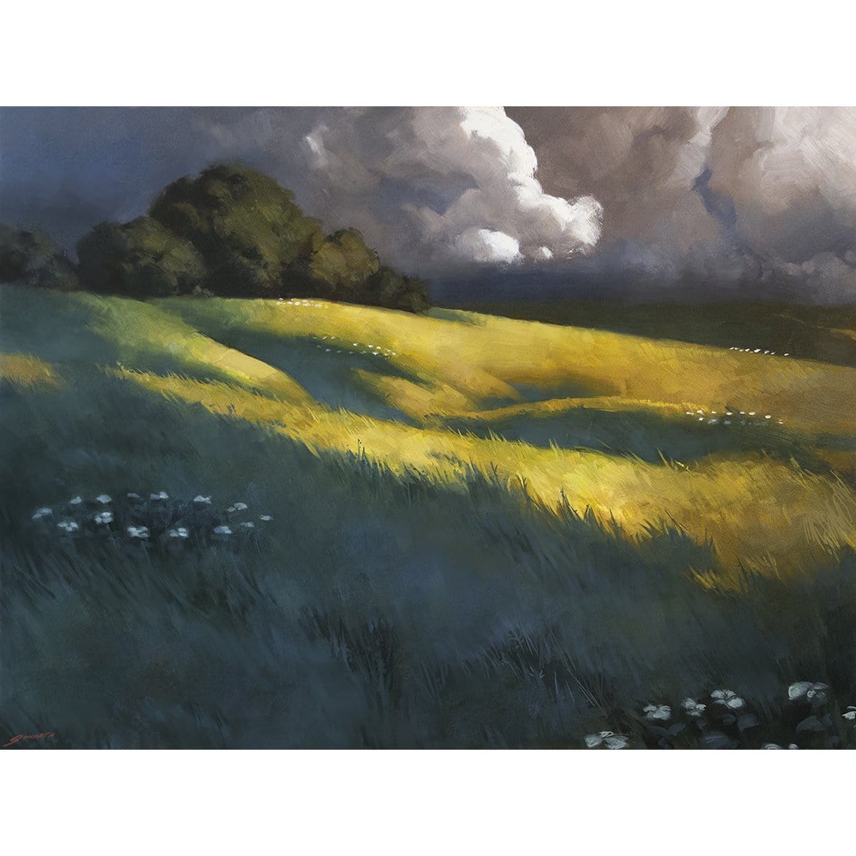 Plains (Throne of Eldraine) Print