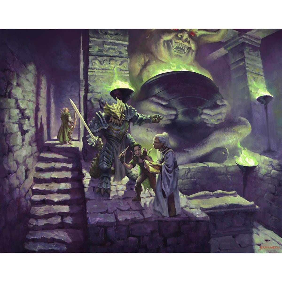 You Find a Cursed Idol Print