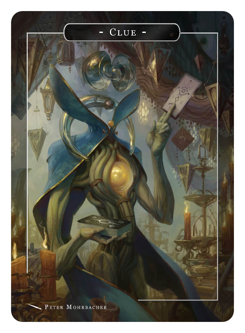 mtg clue token cards (Token) Tamiyos journal Clue Token Puzzle Speculation/Discussion :