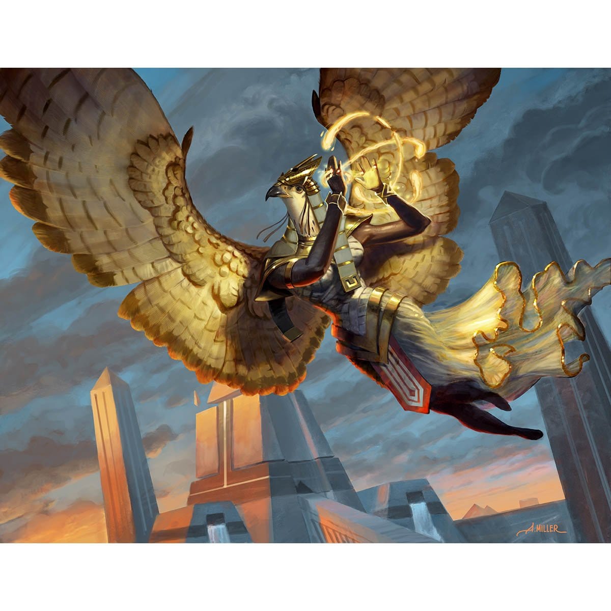 Companion of the Trials Print - Print - Original Magic Art - Accessories for Magic the Gathering and other card games