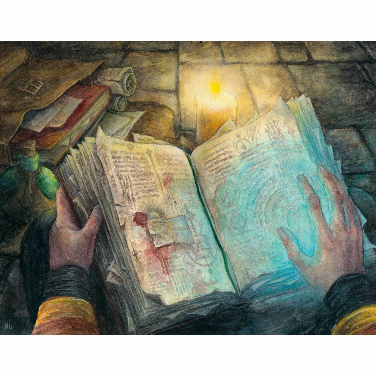 Wizard's Spellbook Print