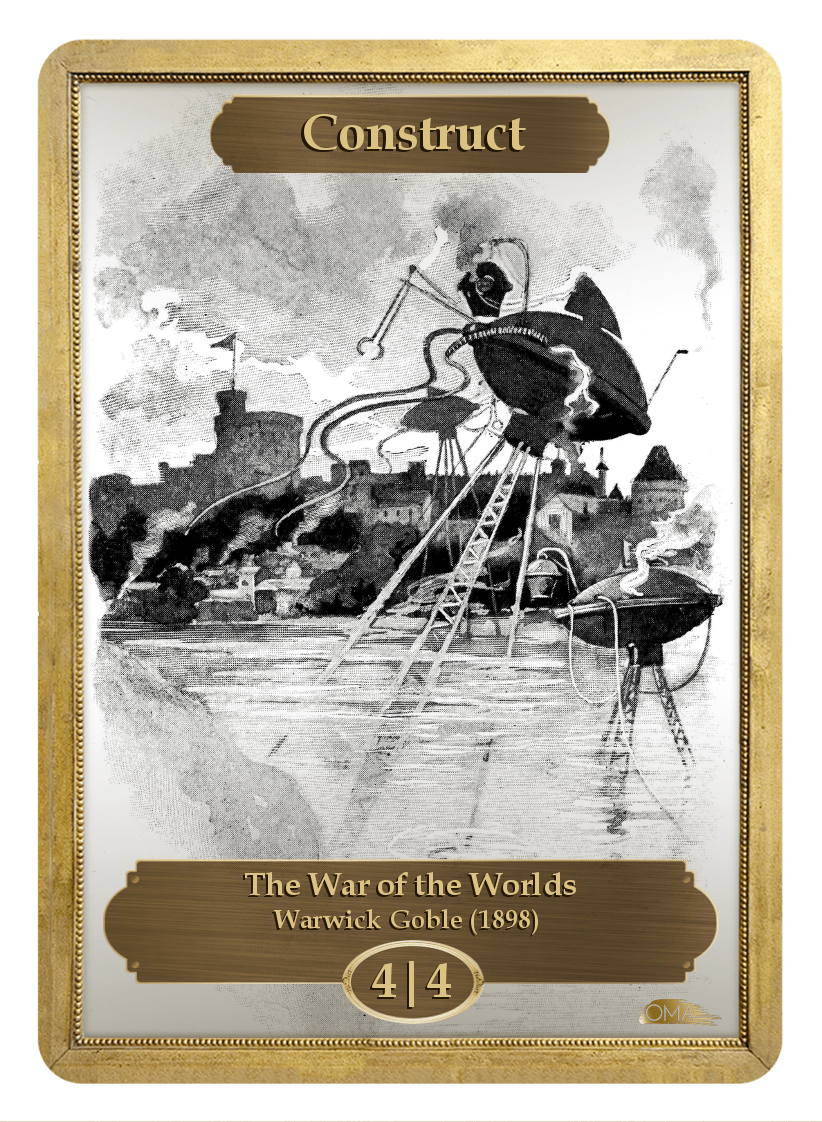 Construct Colossus Token Construct Token (4/4) by Warwick Goble - Original Magic Art