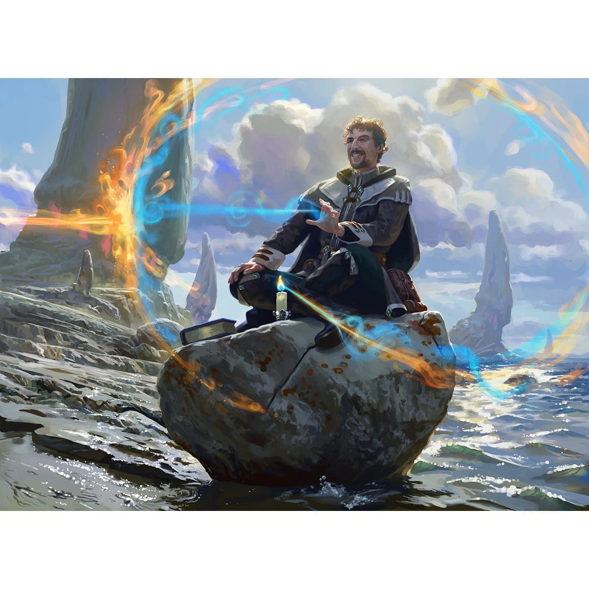 Convolute Print - Original Magic Art