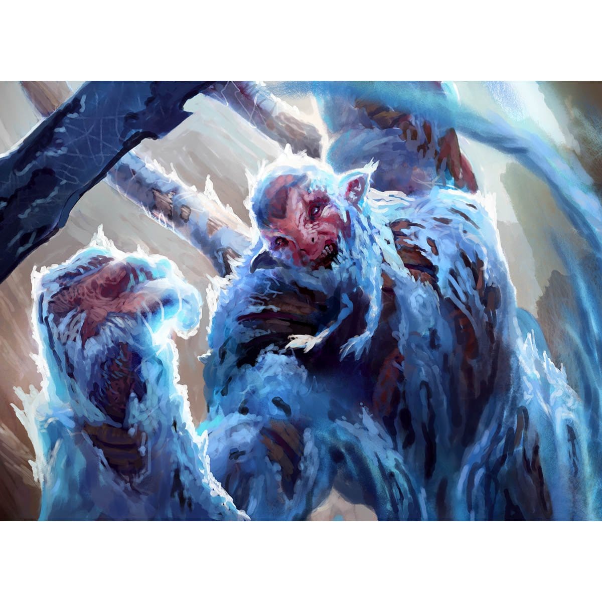 Crippling Chill Print - Print - Original Magic Art - Accessories for Magic the Gathering and other card games