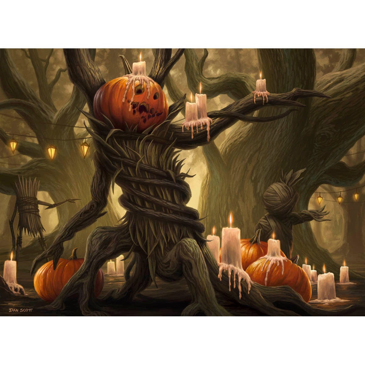 mtg cards with pumpkins Card Sleeve Halloween Fantasy North textured matte art sleeves feature a lightly textured matte surface that provides an easy handling and shuffling experience for your favorite playing cards The Great Pumpkin : r/custommagic