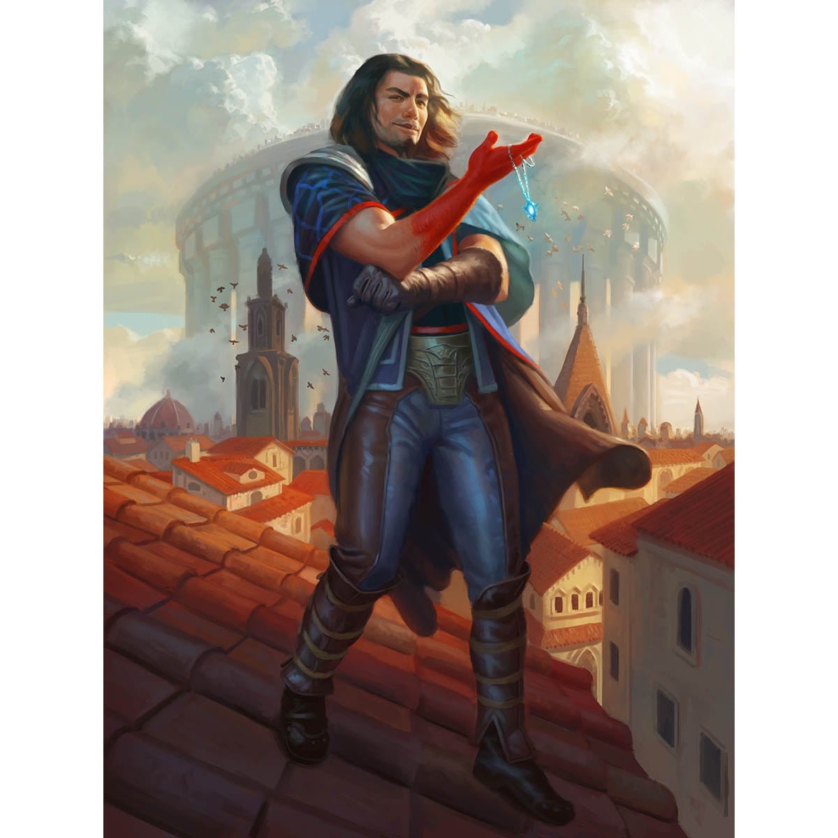 Dack Fayden Print - Print - Original Magic Art - Accessories for Magic the Gathering and other card games