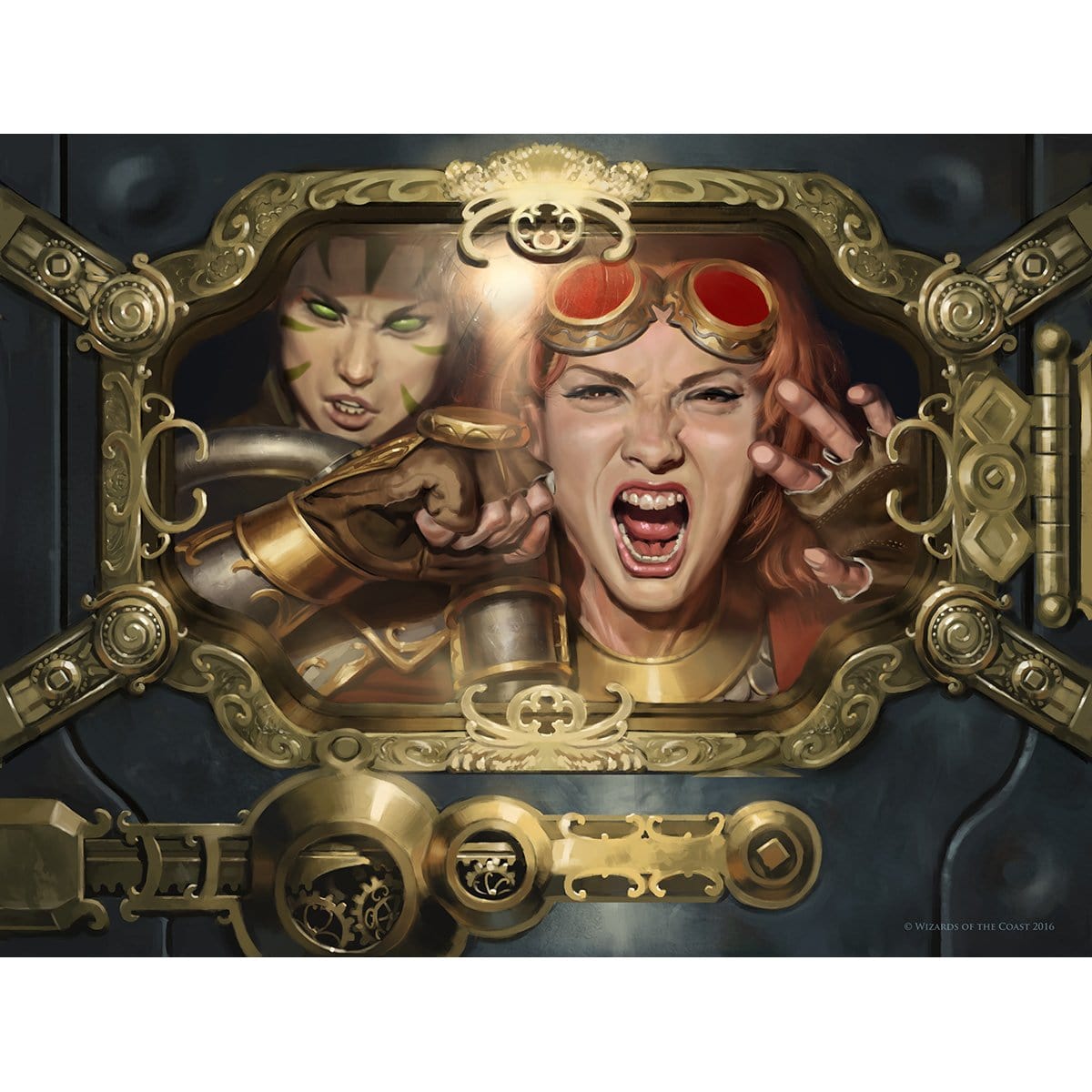 Deadlock Trap Print - Print - Original Magic Art - Accessories for Magic the Gathering and other card games