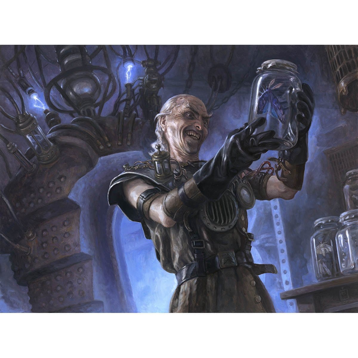 high res mtg cards Delver of Secrets Print