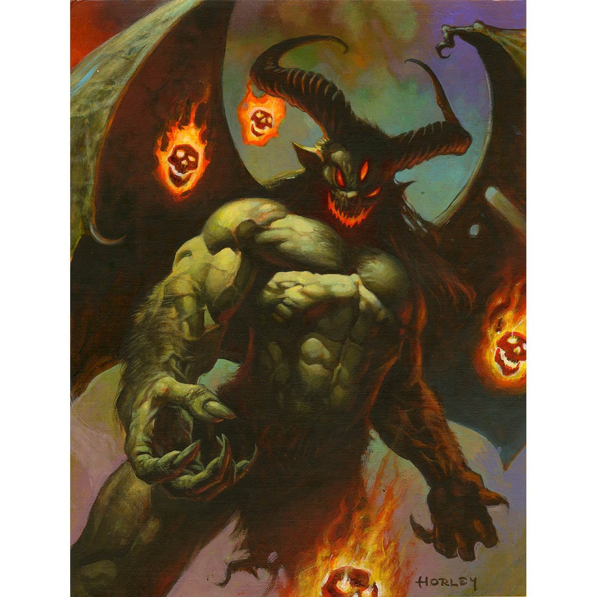 Magic The Gathering Demon Art