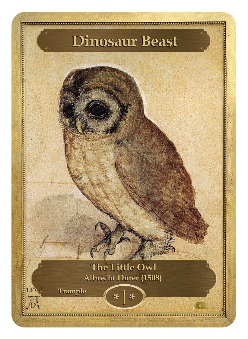 Dinosaur Beast Token (*/* - Trample) by Albrecht Dürer