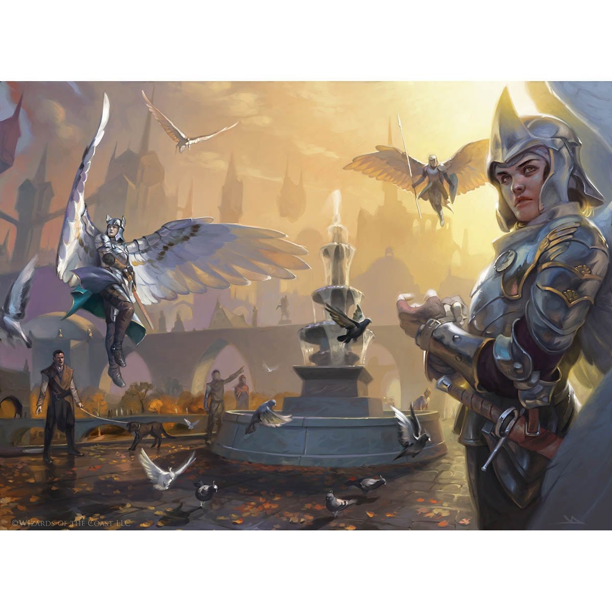 Divine Visitation Print - Print - Original Magic Art - Accessories for Magic the Gathering and other card games