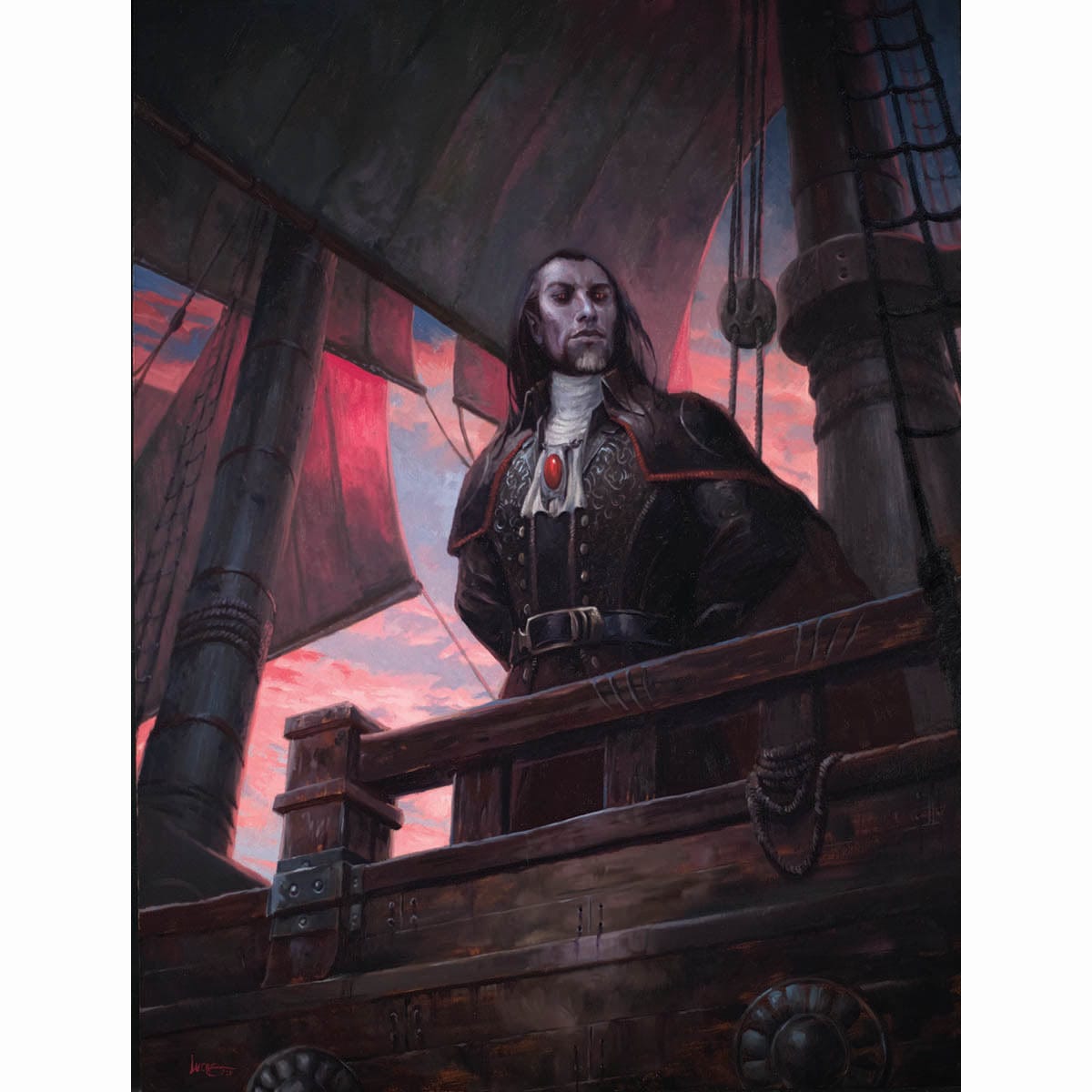 Dracula the Voyager Print - Original Magic Art Dracula the Voyager Print - Original Magic Art